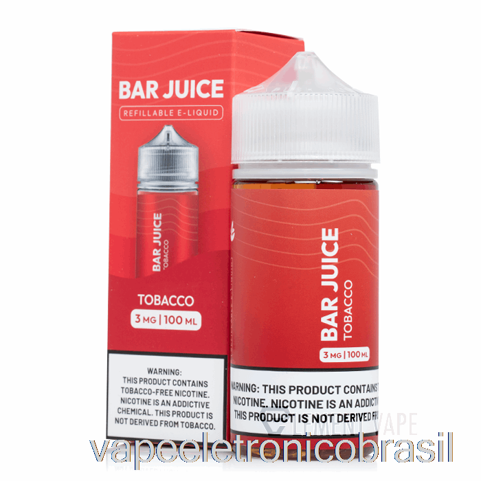 Cigarro Eletrônico Vape - Suco Em Barra - 100ml 6mg